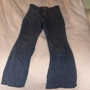 FP Movement by Free People Dark Blue Wide Leg Jeans